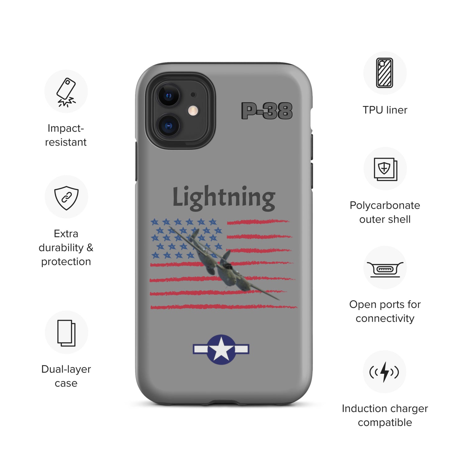 WWII Lightning Patriot iPhone Case
