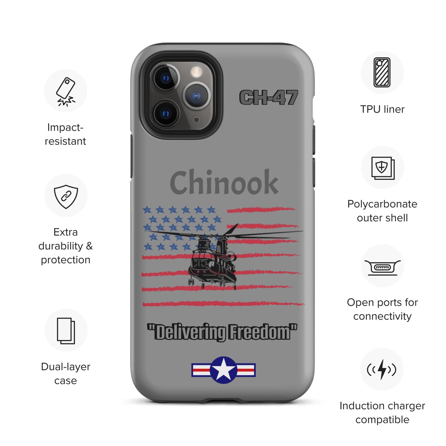 Chinook Patriot iPhone Case