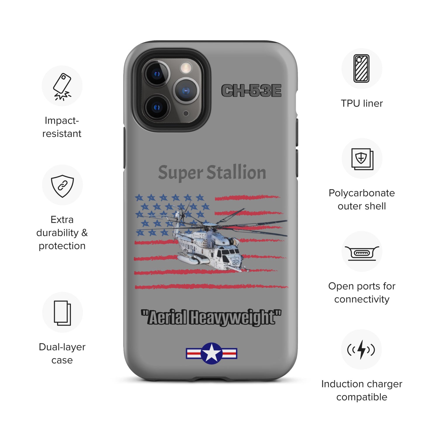 Super Stallion Patriot iPhone Case