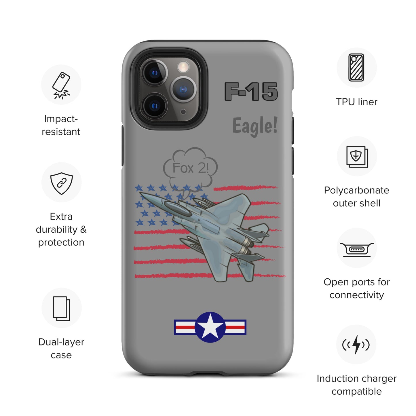 Eagle Wings Freedom iPhone Case (Without Quotes)