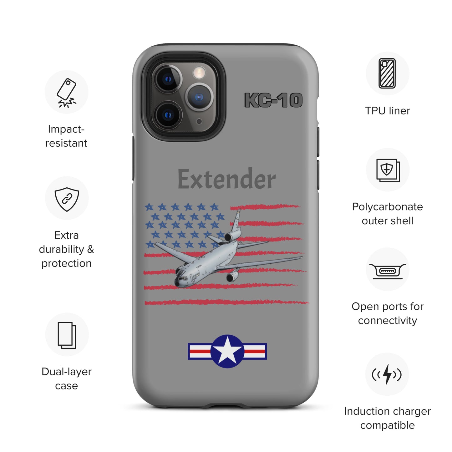 Extender Patriot iPhone Case (Without Quotes)