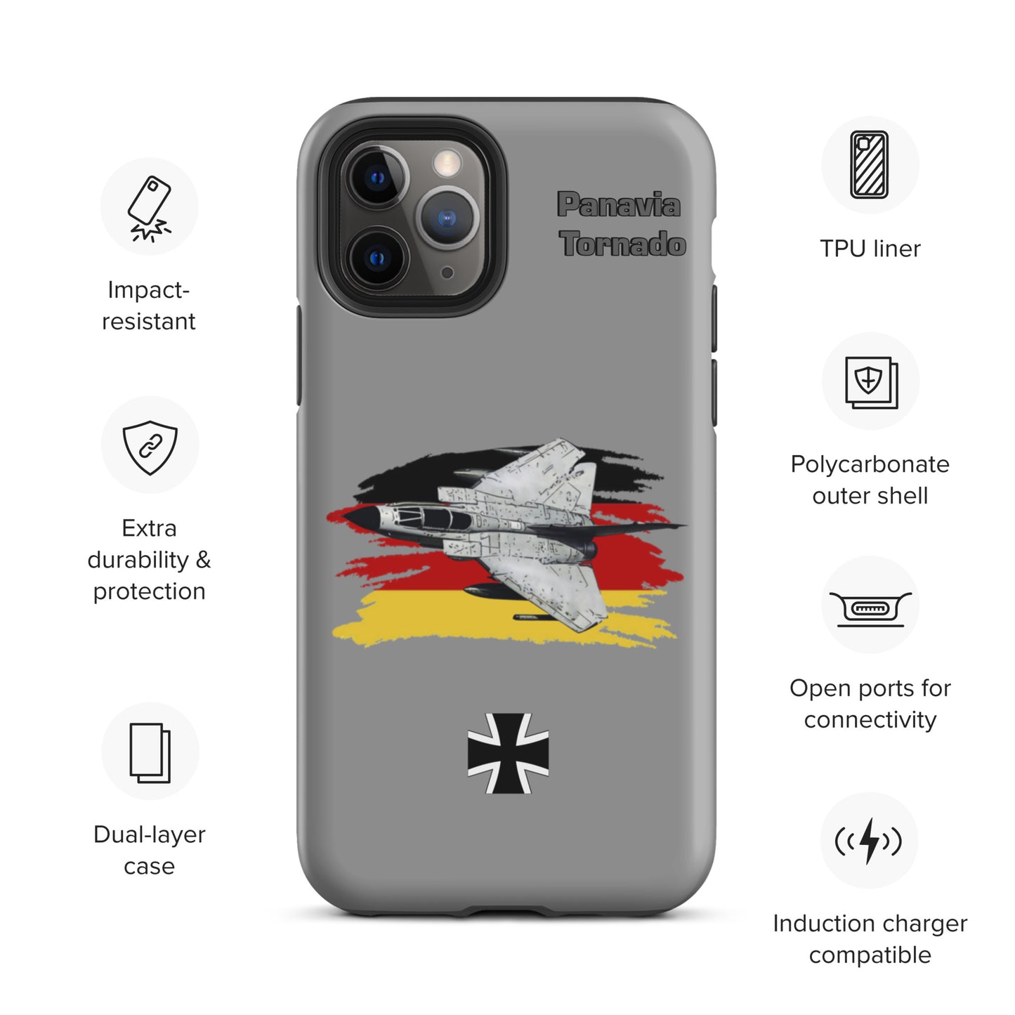 Tornado Patriot iPhone Case (Without Quotes)