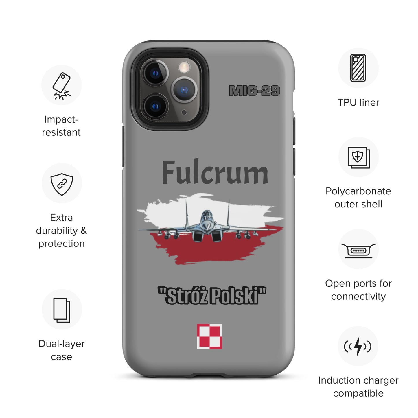 Poland Fulcrum Patriot iPhone Case