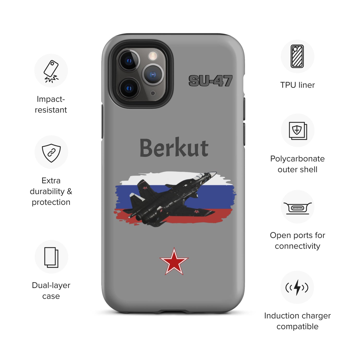 Berkut Patriot iPhone Case (Without Quotes)