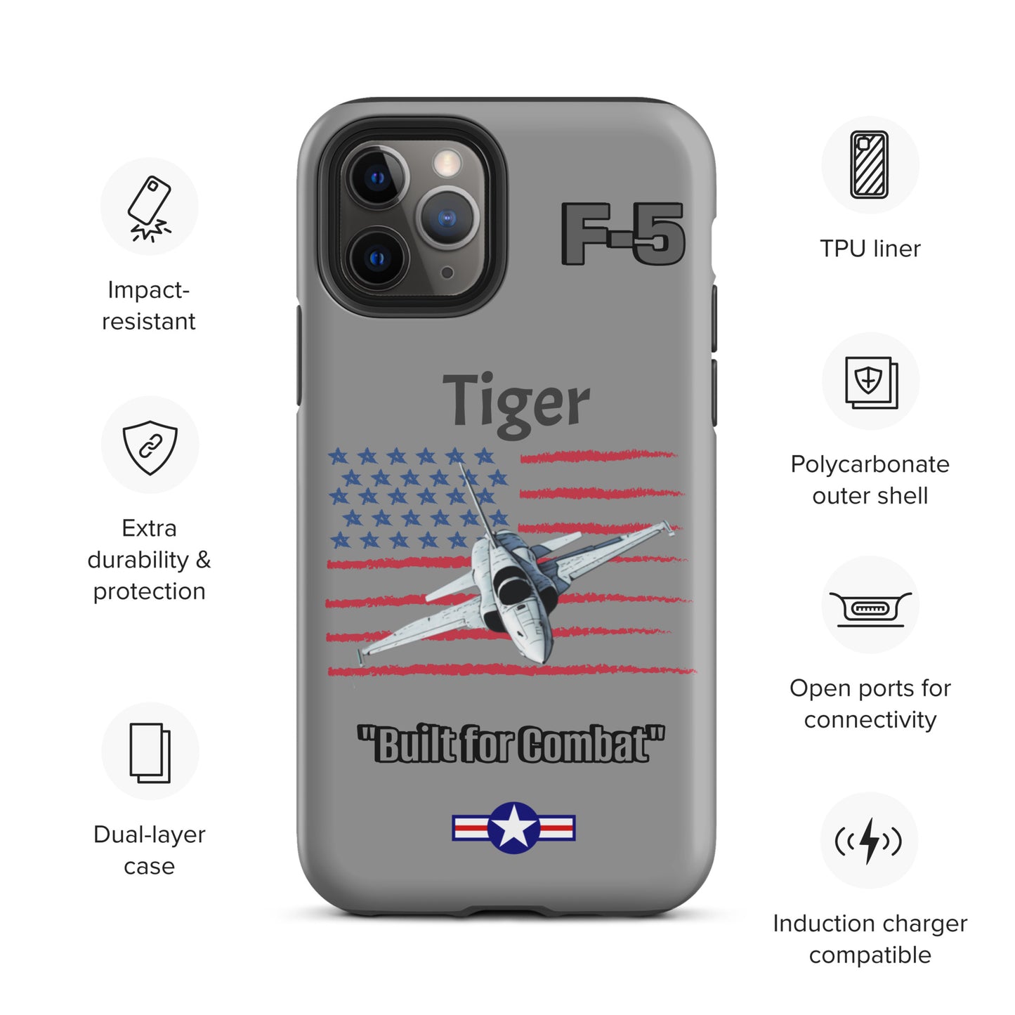 Tiger Patriot iPhone Case