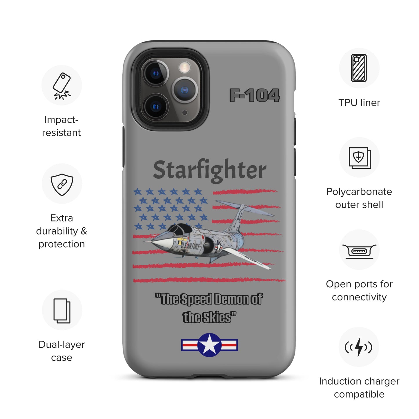 Starfighter Patriot iPhone Case