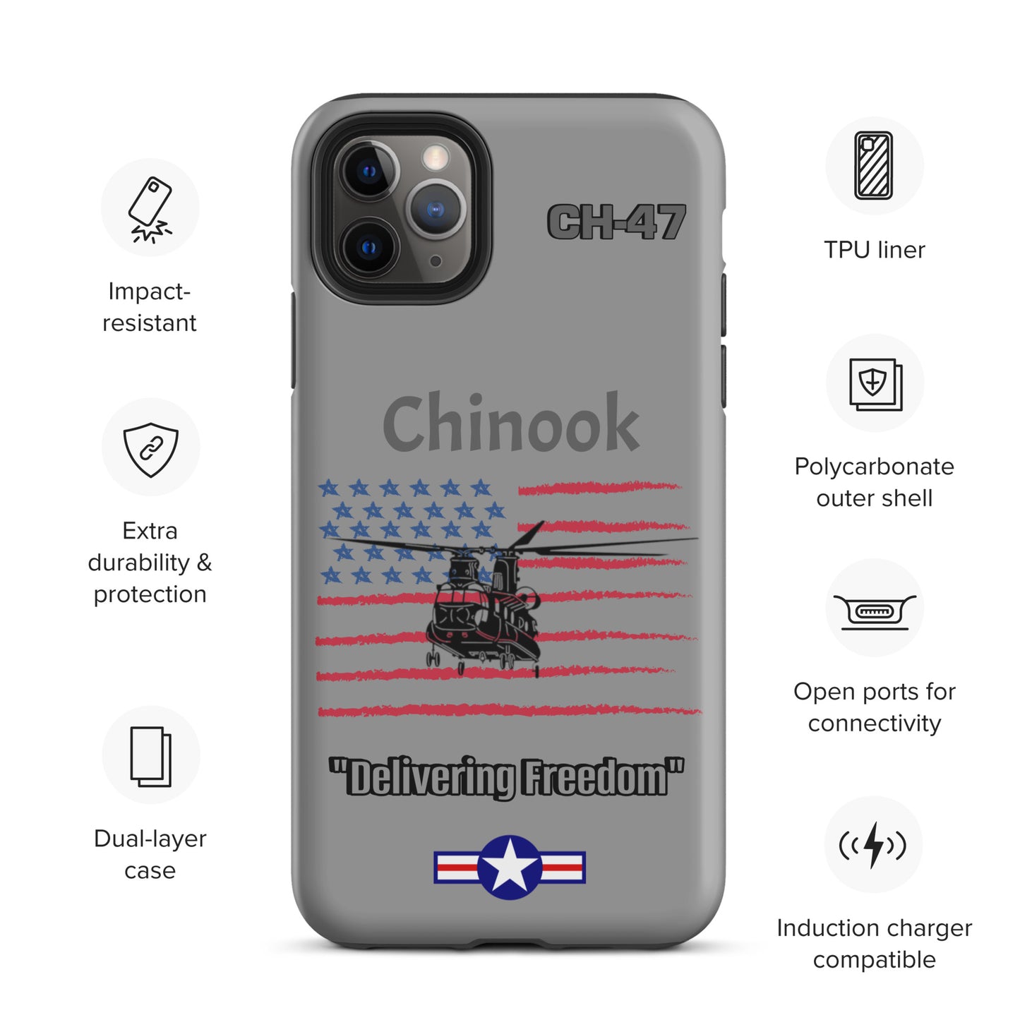 Chinook Patriot iPhone Case