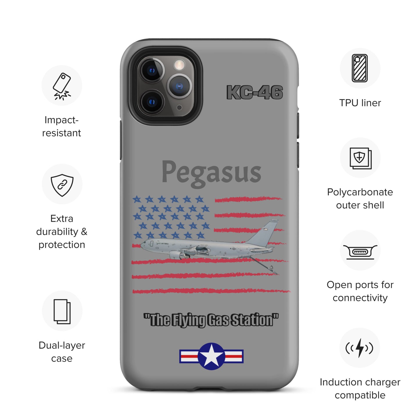 Pegasus Patriot iPhone Case