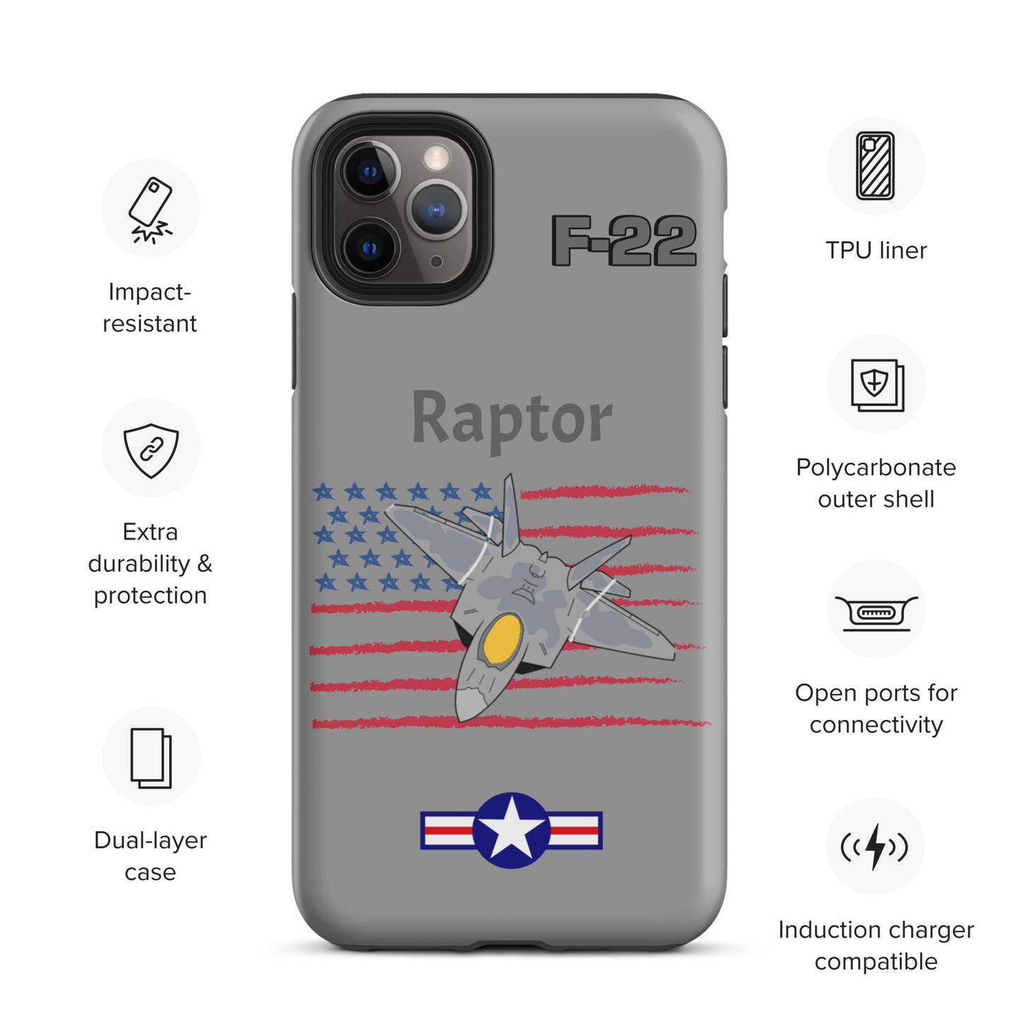 RaptorGuard iPhone Case (Without Quotes)