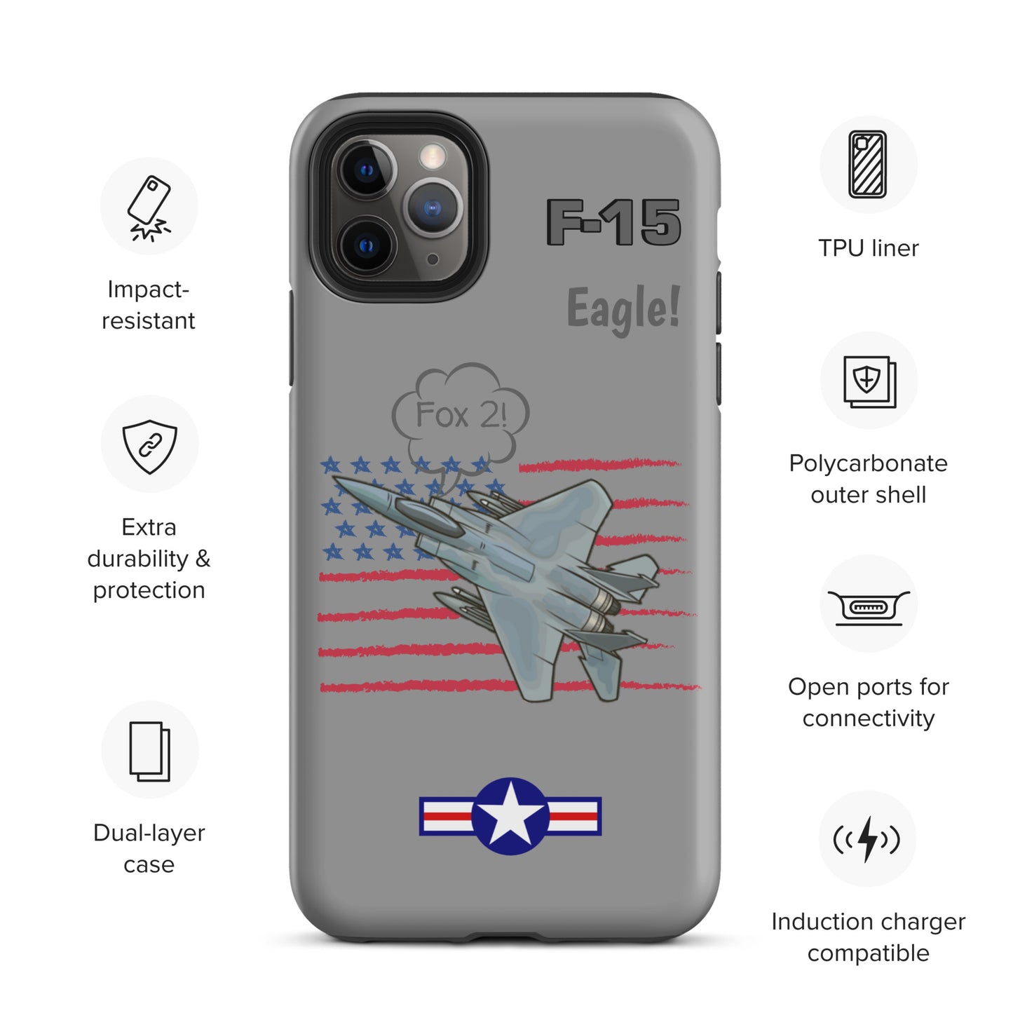 Eagle Wings Freedom iPhone Case (Without Quotes)