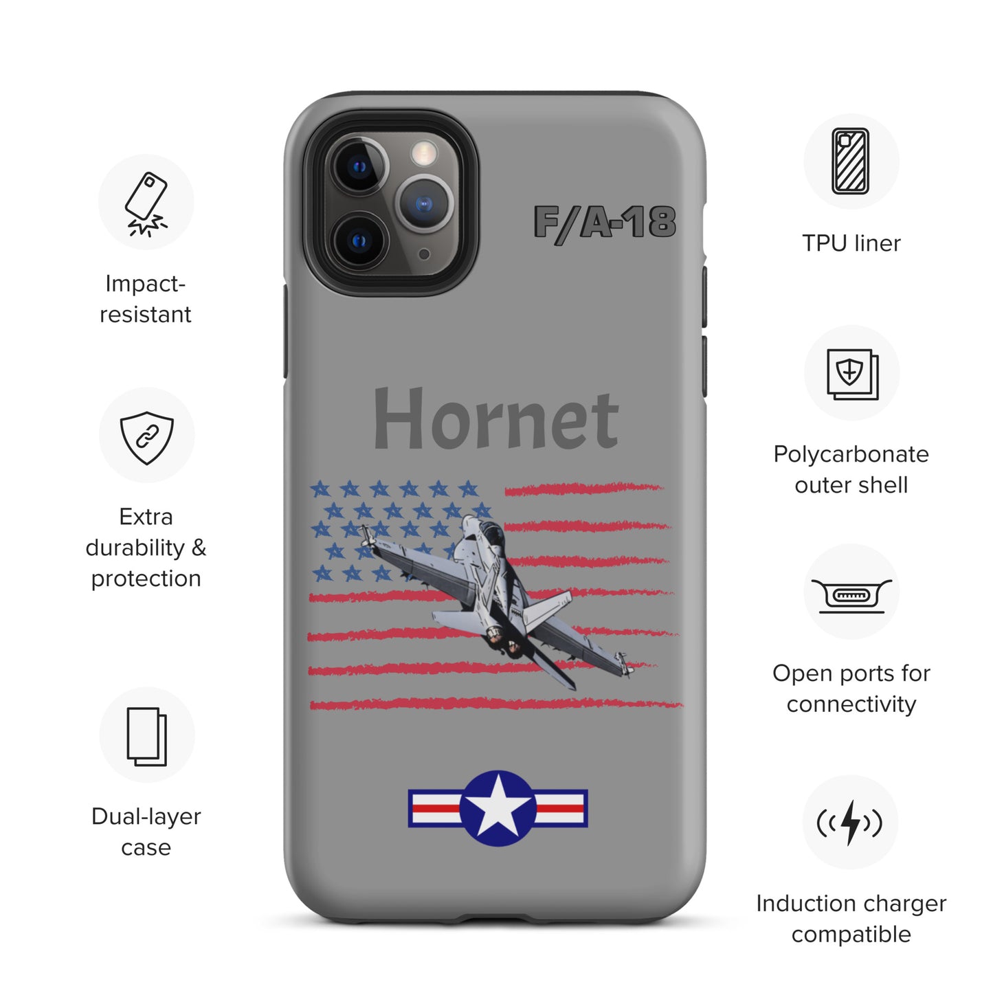 Hornet Patriot iPhone Case (Without Quotes)