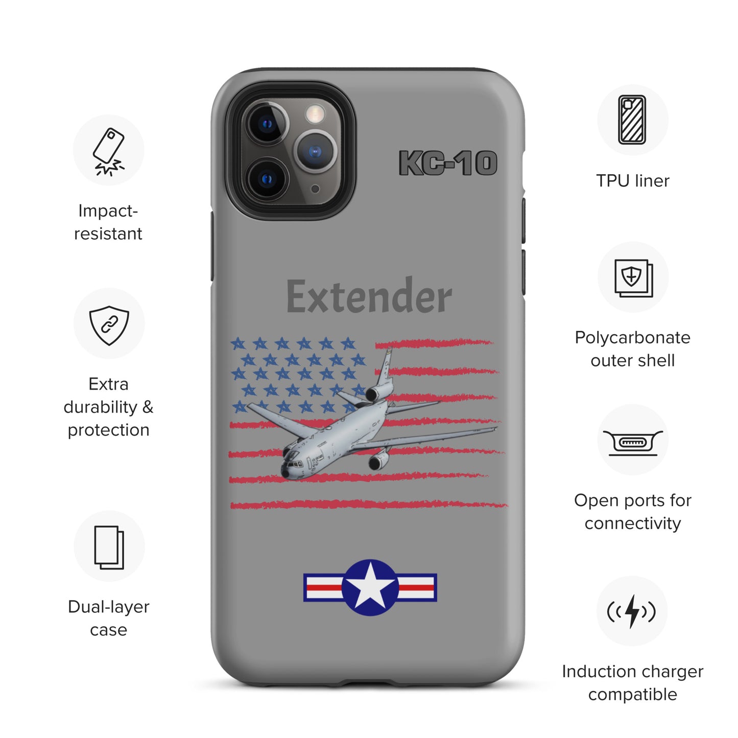 Extender Patriot iPhone Case (Without Quotes)