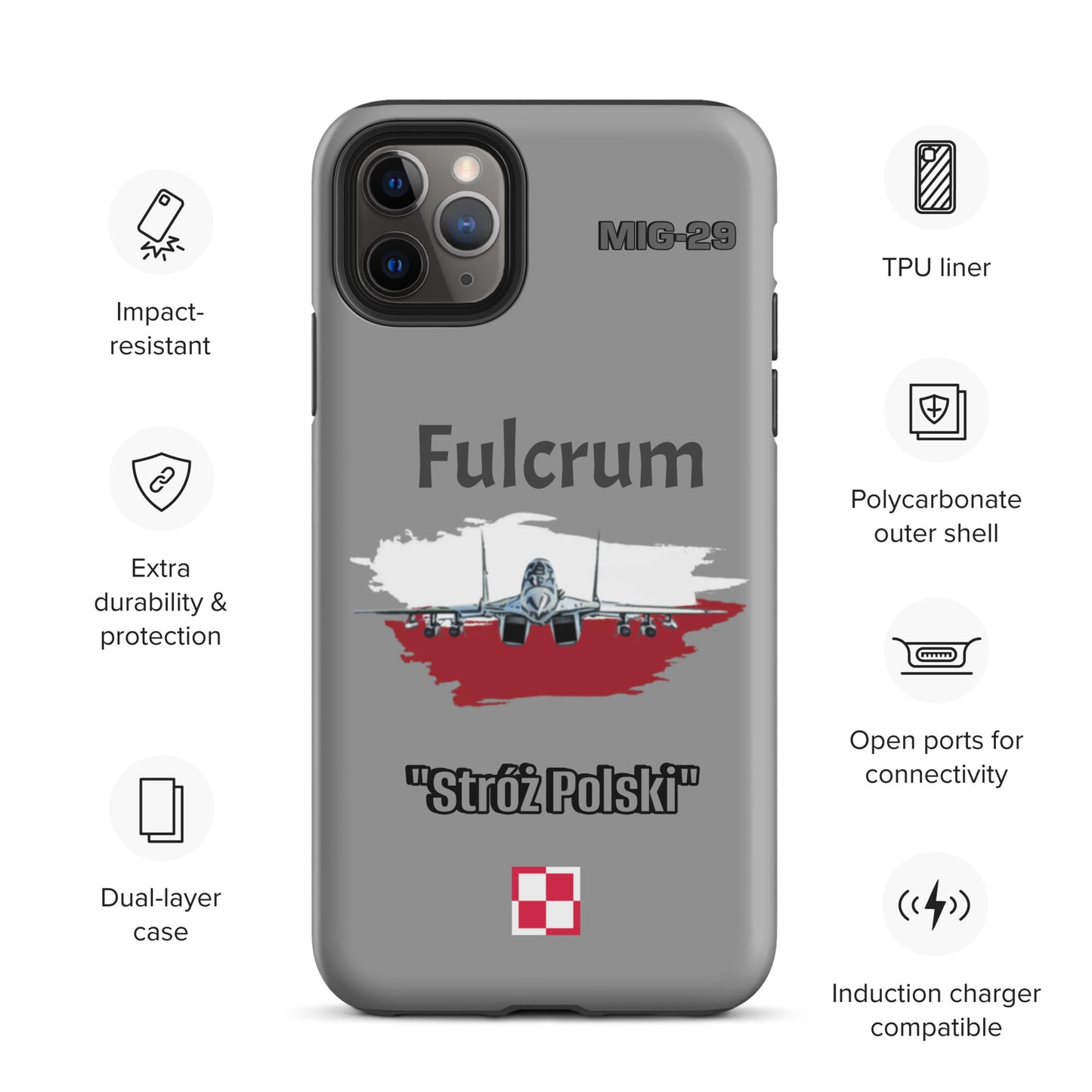 Poland Fulcrum Patriot iPhone Case