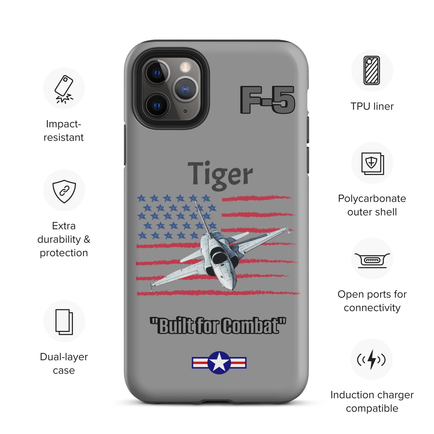 Tiger Patriot iPhone Case