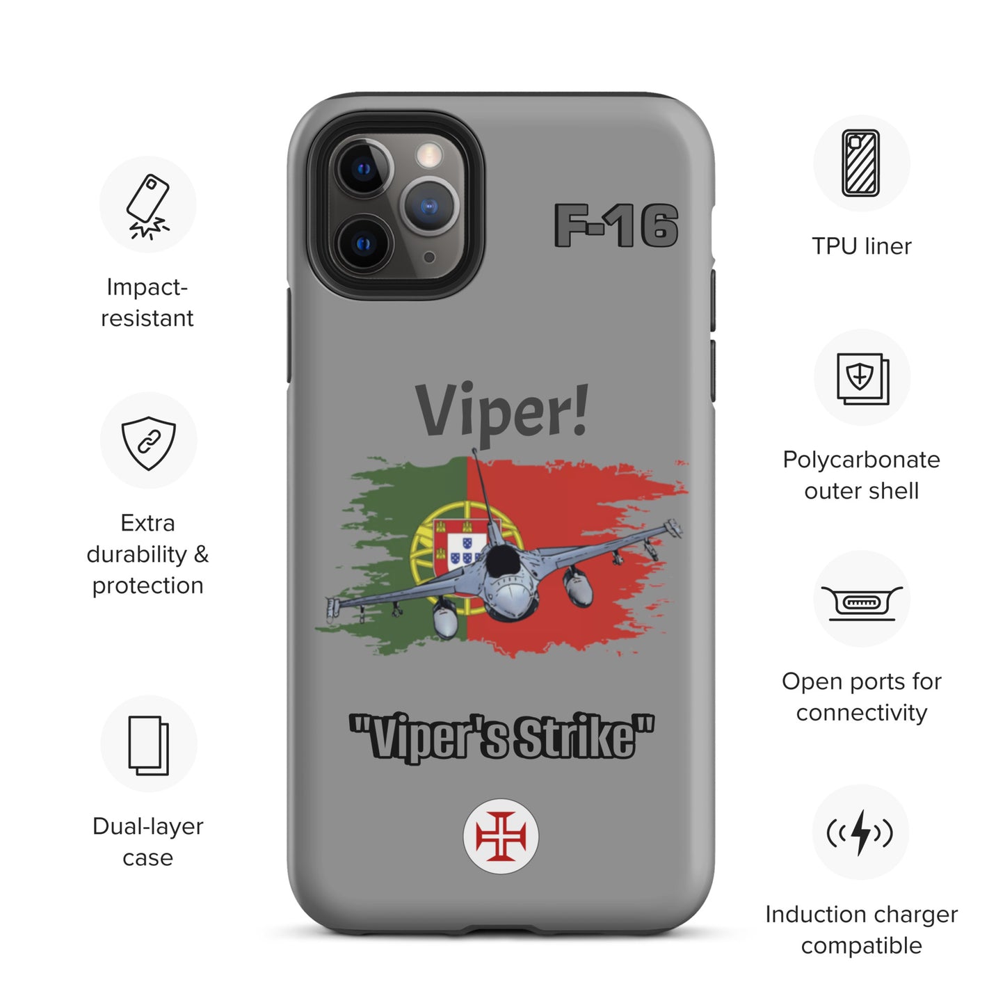 Portuguese Viper Patriot iPhone Case