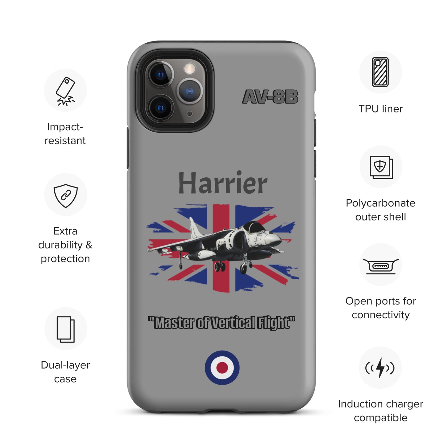 British Harrier Patriot iPhone Case