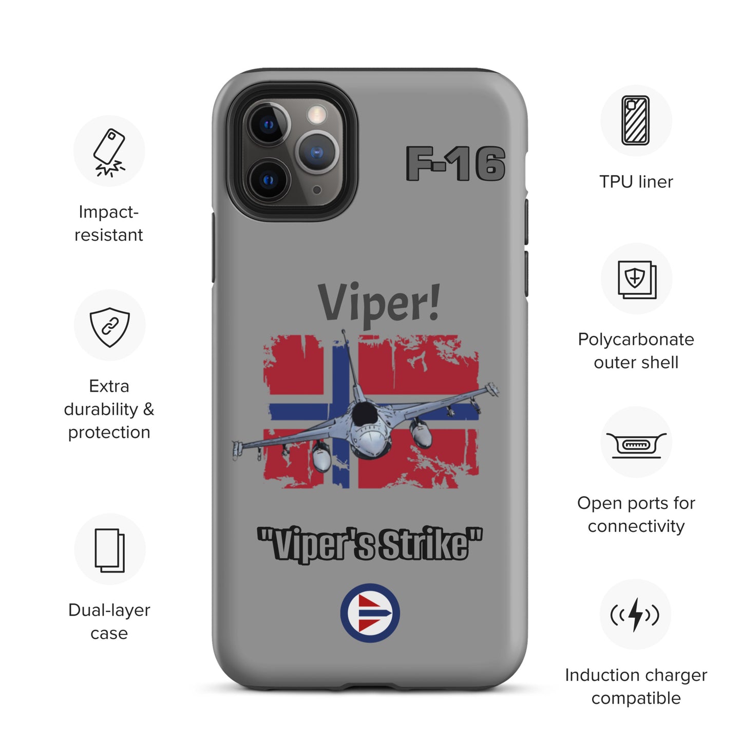 Norwegian Viper Patriot iPhone Case