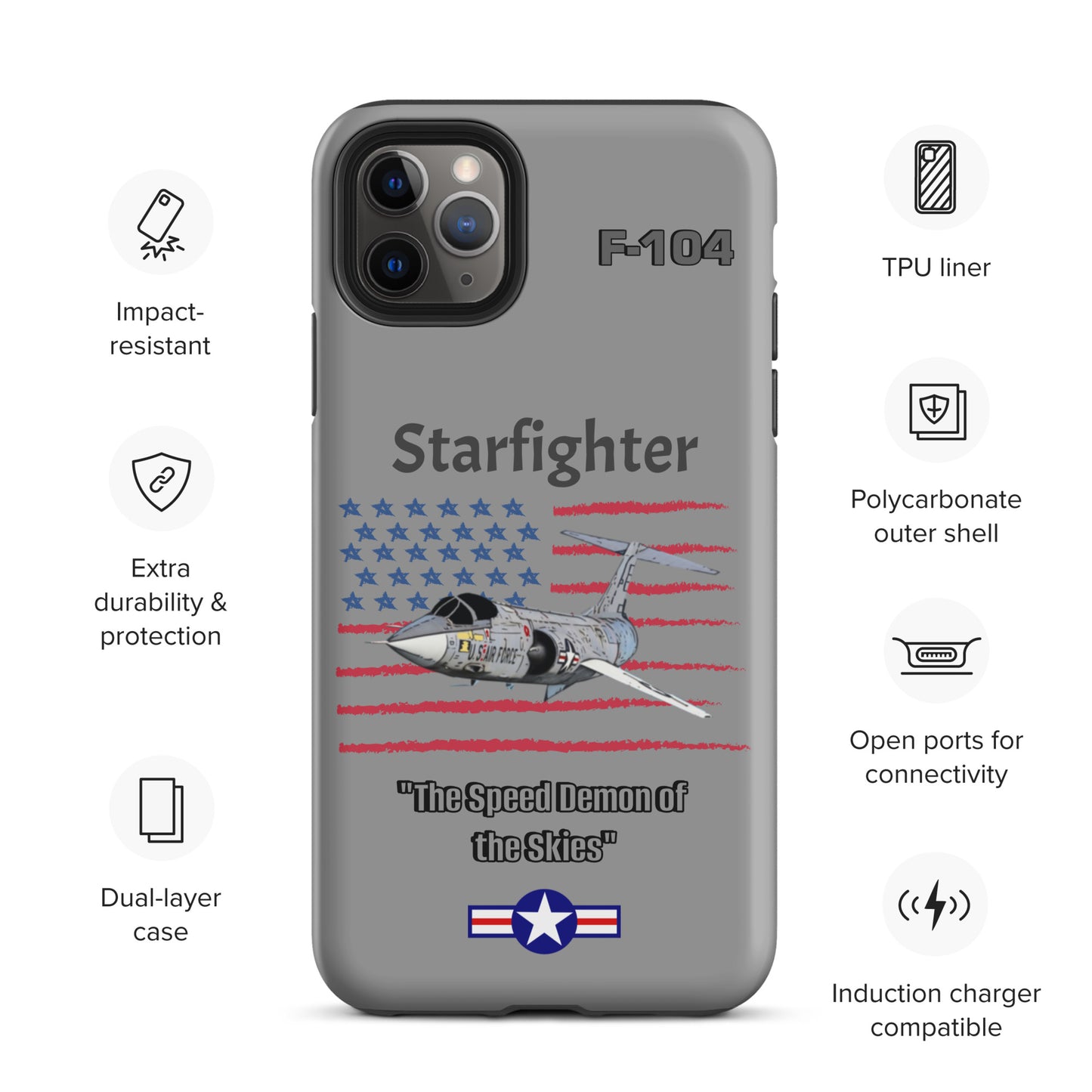 Starfighter Patriot iPhone Case