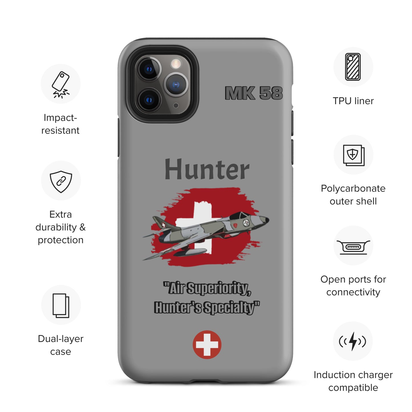 Swiss Hunter Patriot iPhone Case