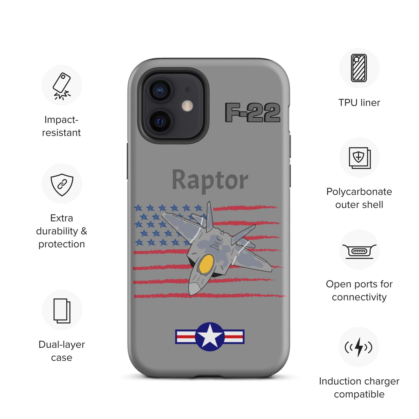 RaptorGuard iPhone Case (Without Quotes)