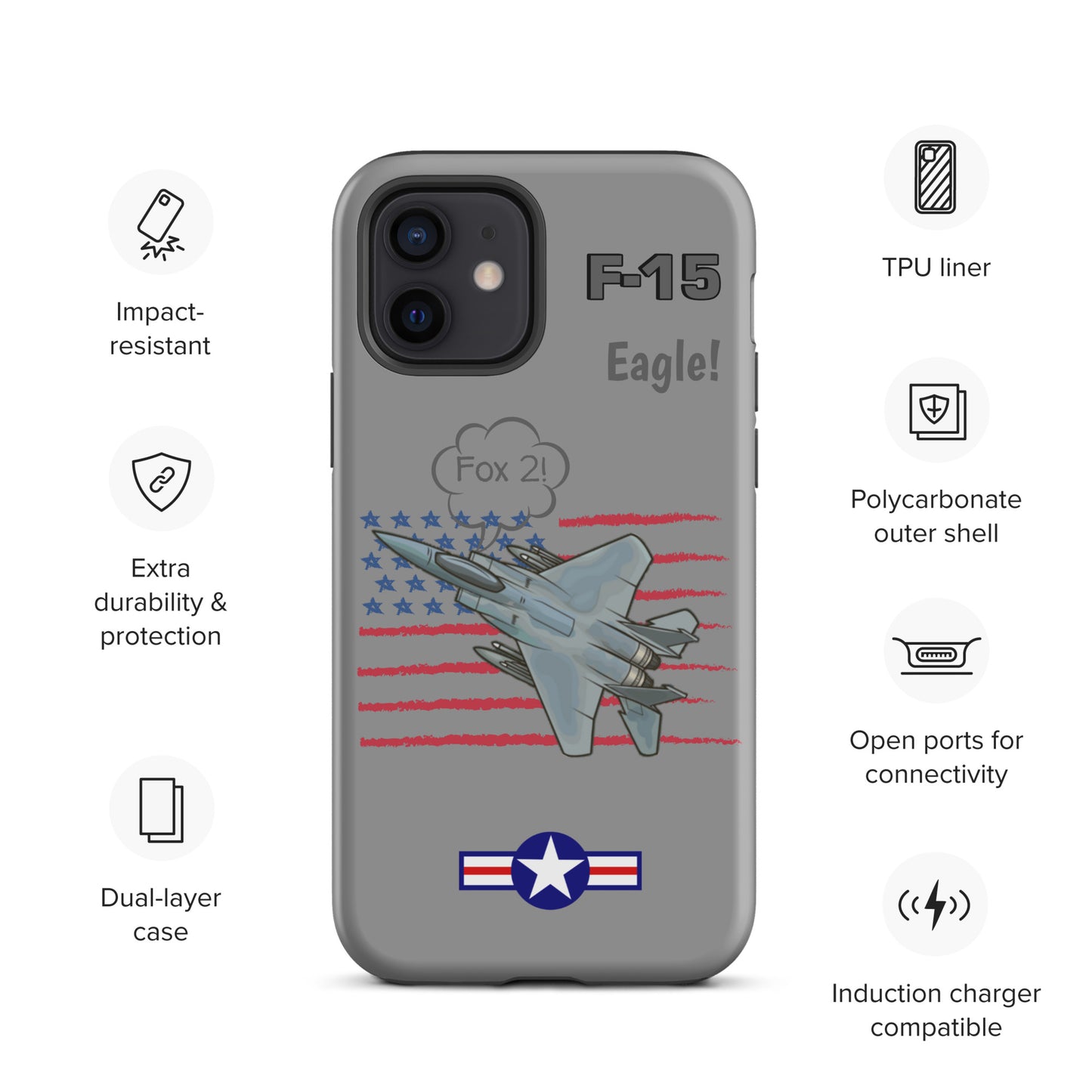 Eagle Wings Freedom iPhone Case (Without Quotes)