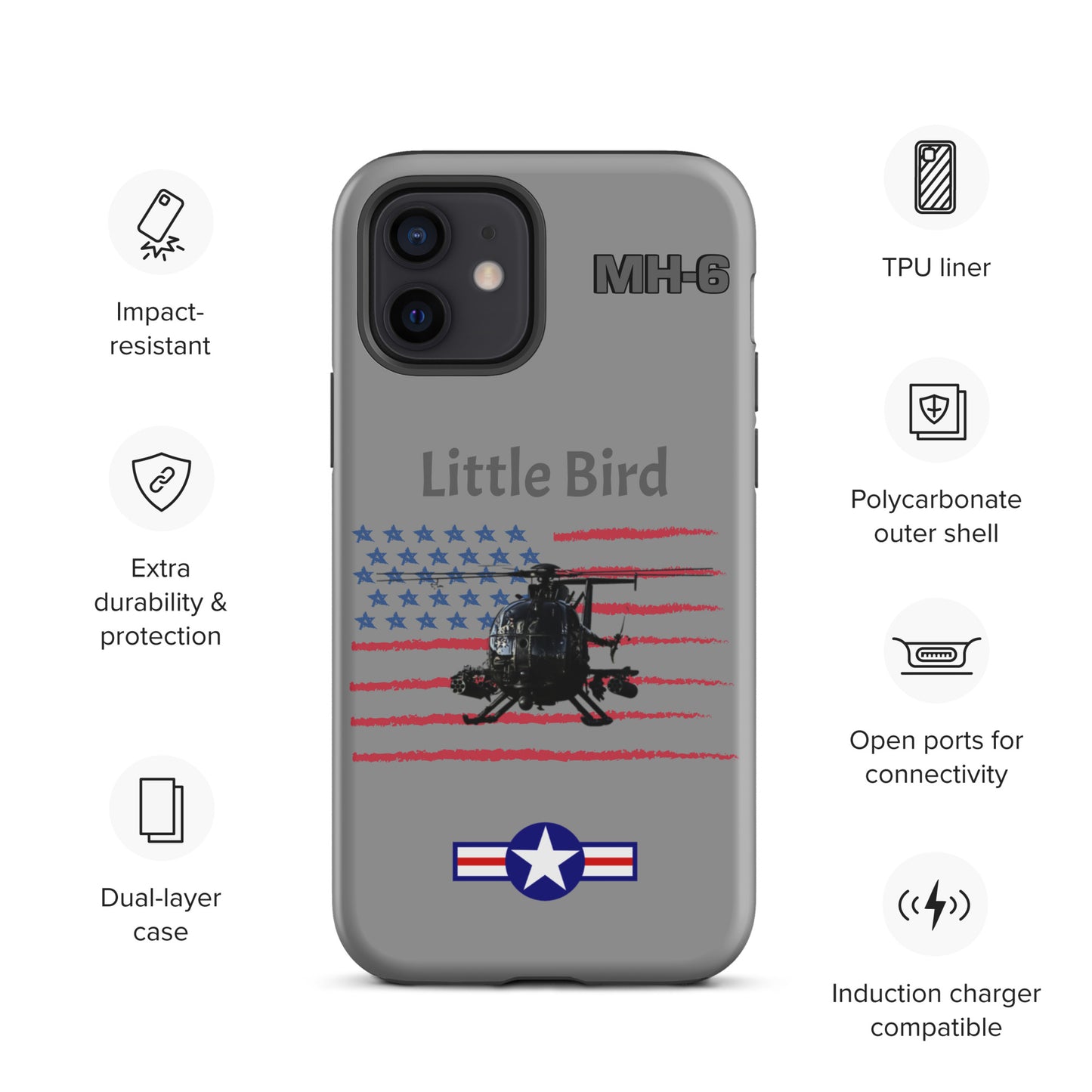 Little Bird Patriot iPhone Case (Without Quotes)