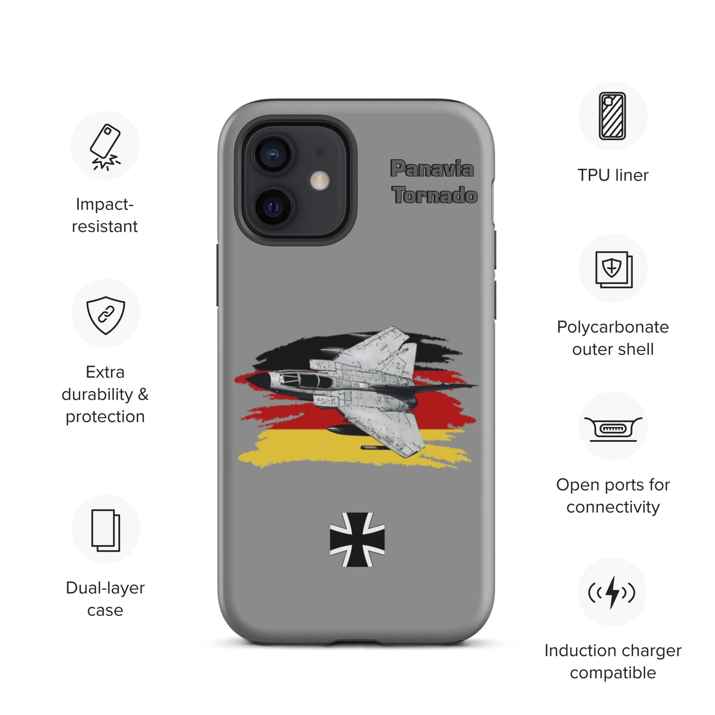 Tornado Patriot iPhone Case (Without Quotes)