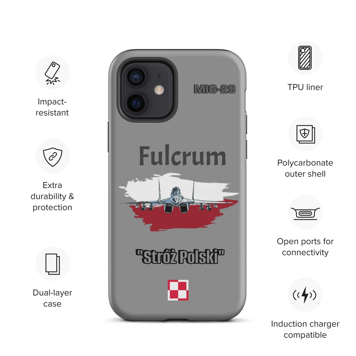 Poland Fulcrum Patriot iPhone Case