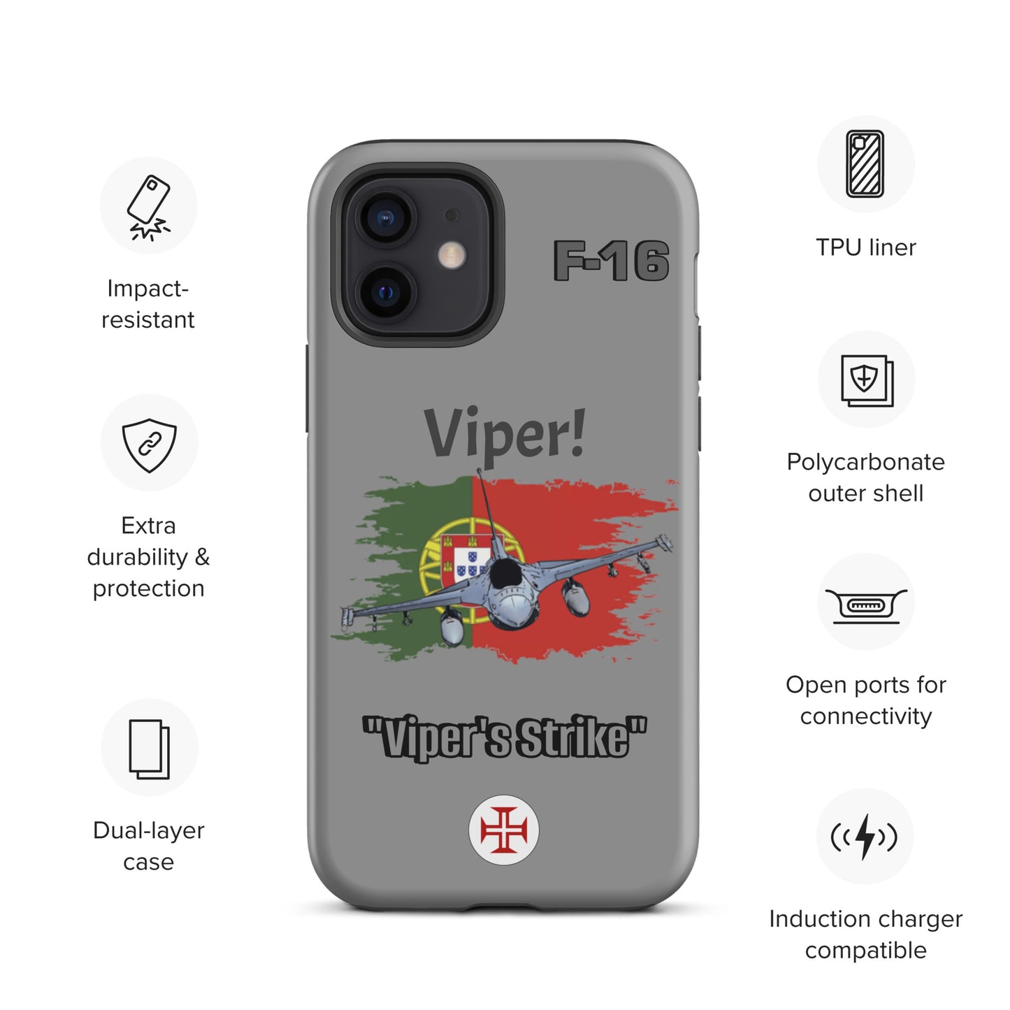 Portuguese Viper Patriot iPhone Case