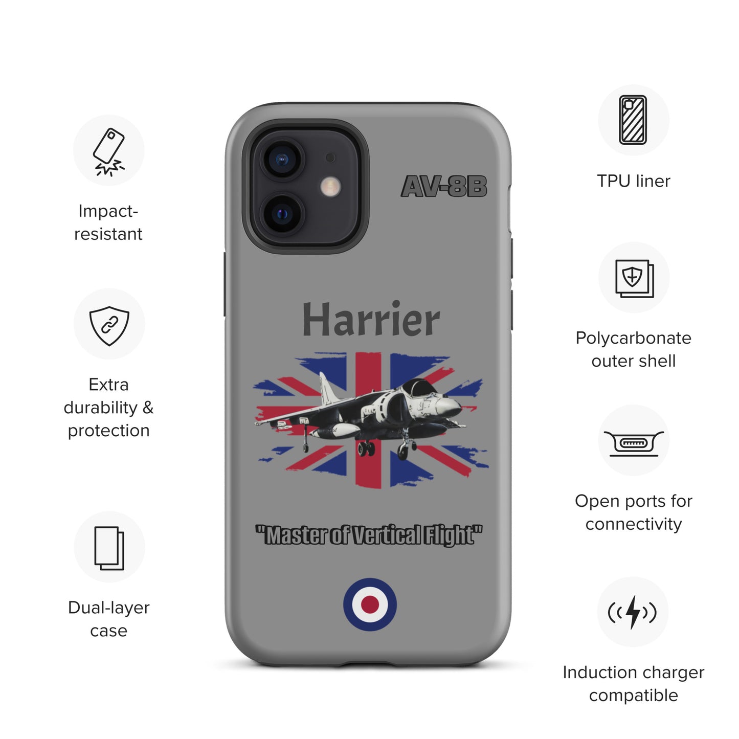 British Harrier Patriot iPhone Case
