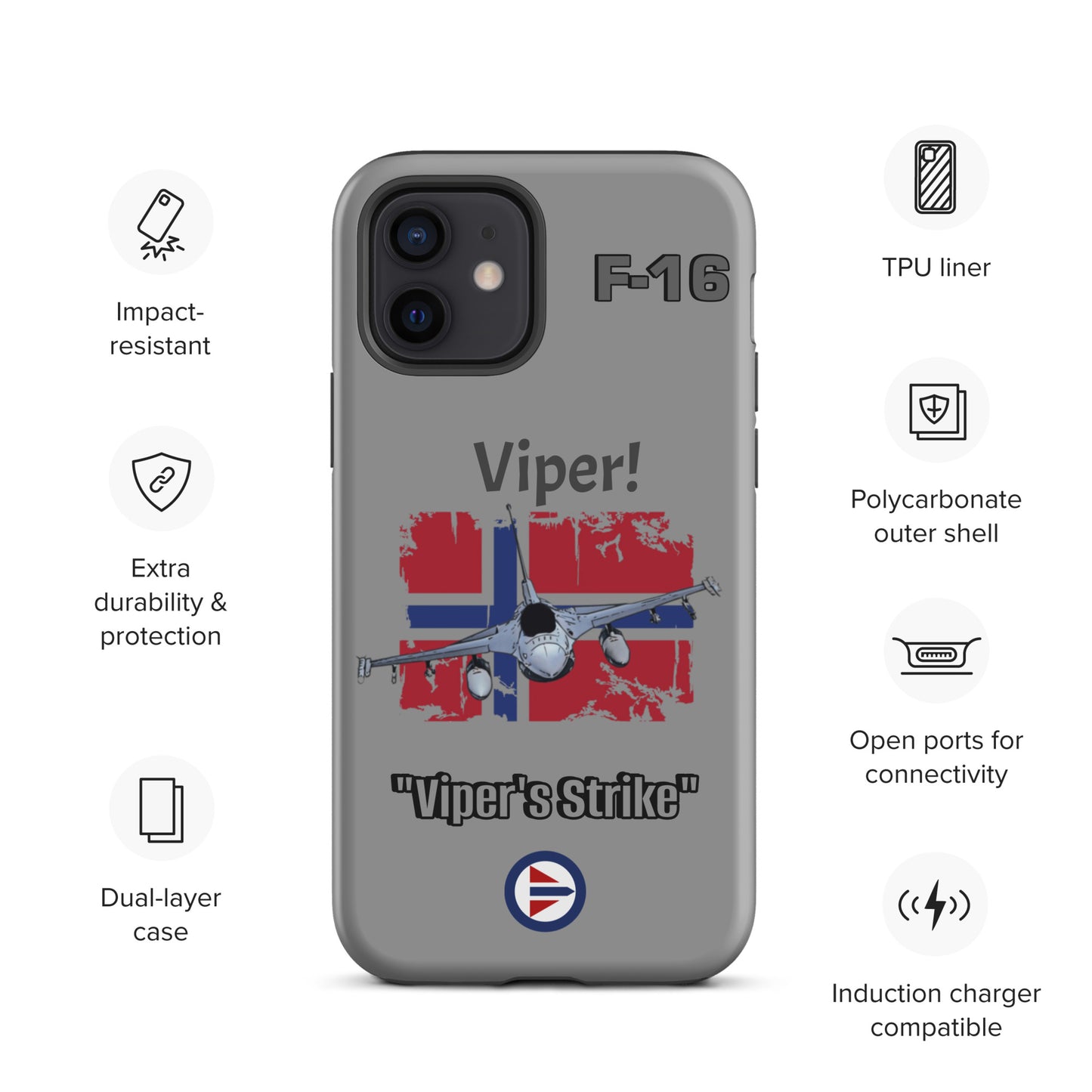 Norwegian Viper Patriot iPhone Case