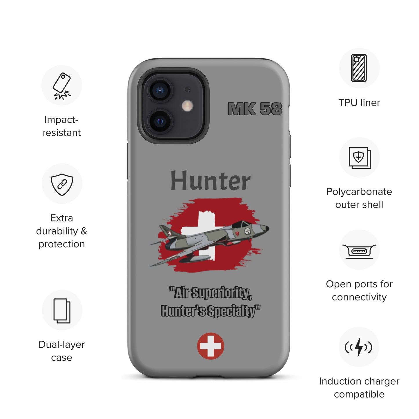 Swiss Hunter Patriot iPhone Case