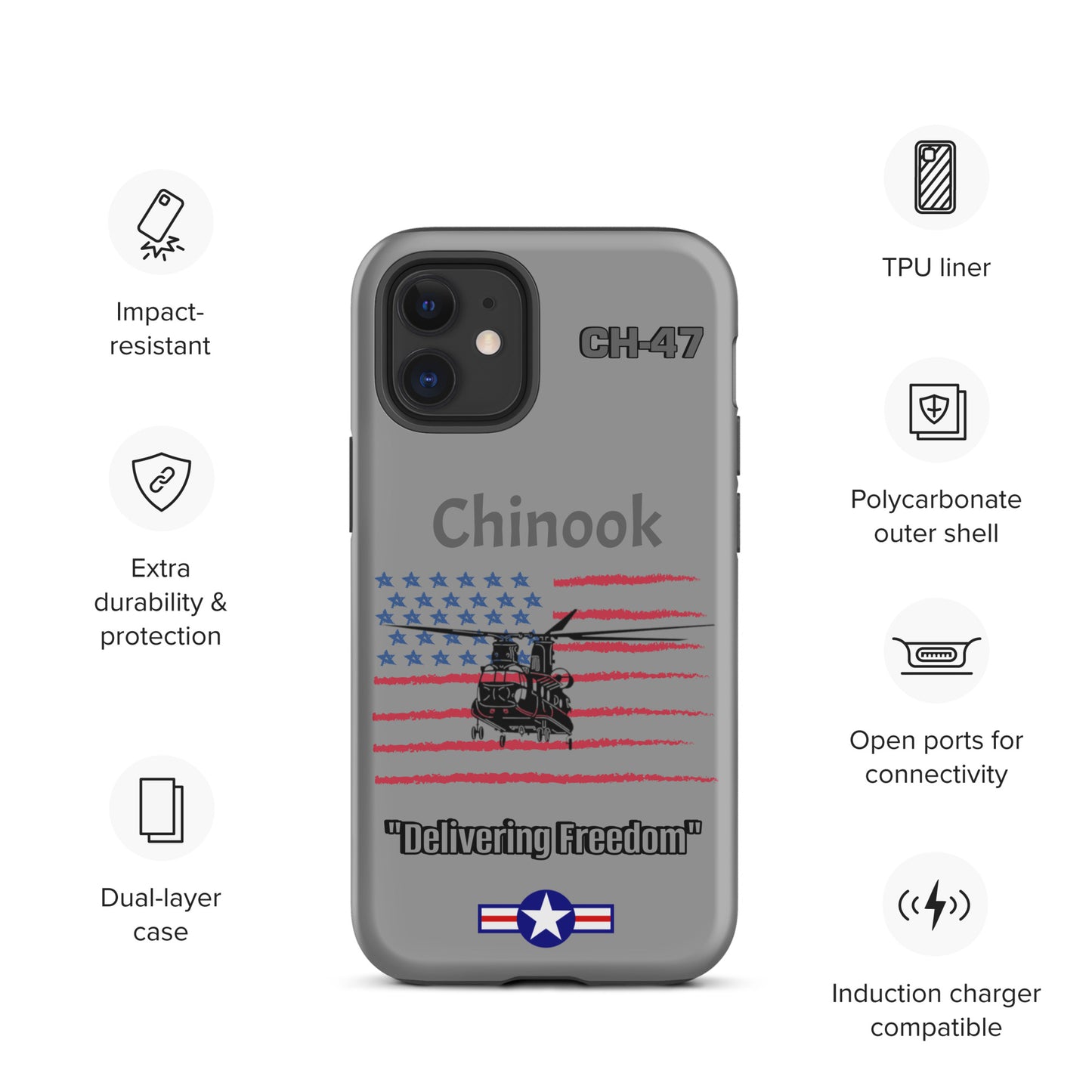 Chinook Patriot iPhone Case