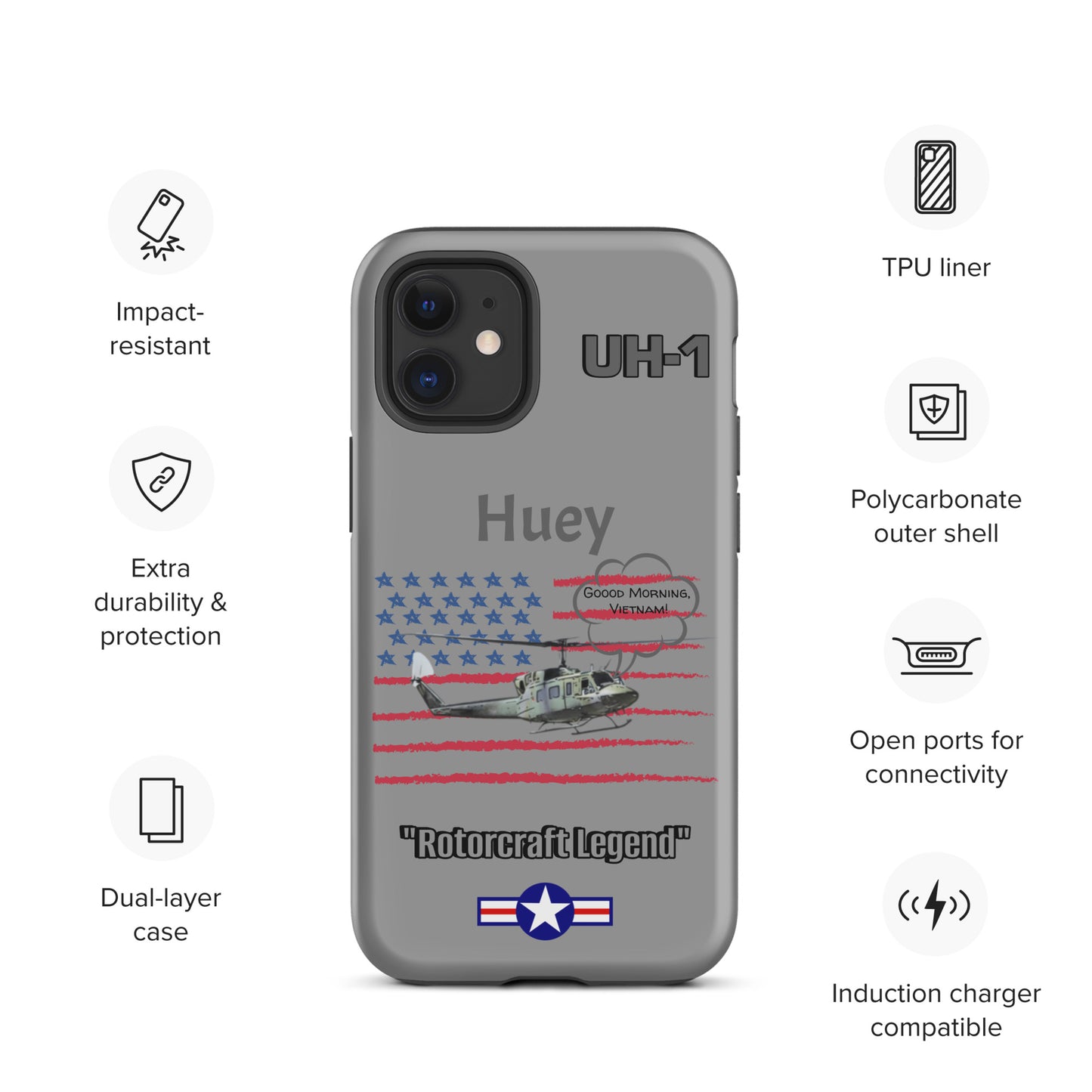 Huey Patriot iPhone Case