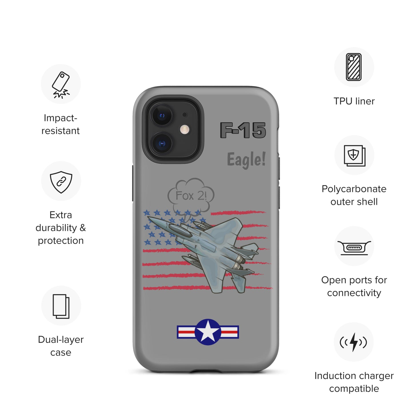 Eagle Wings Freedom iPhone Case (Without Quotes)