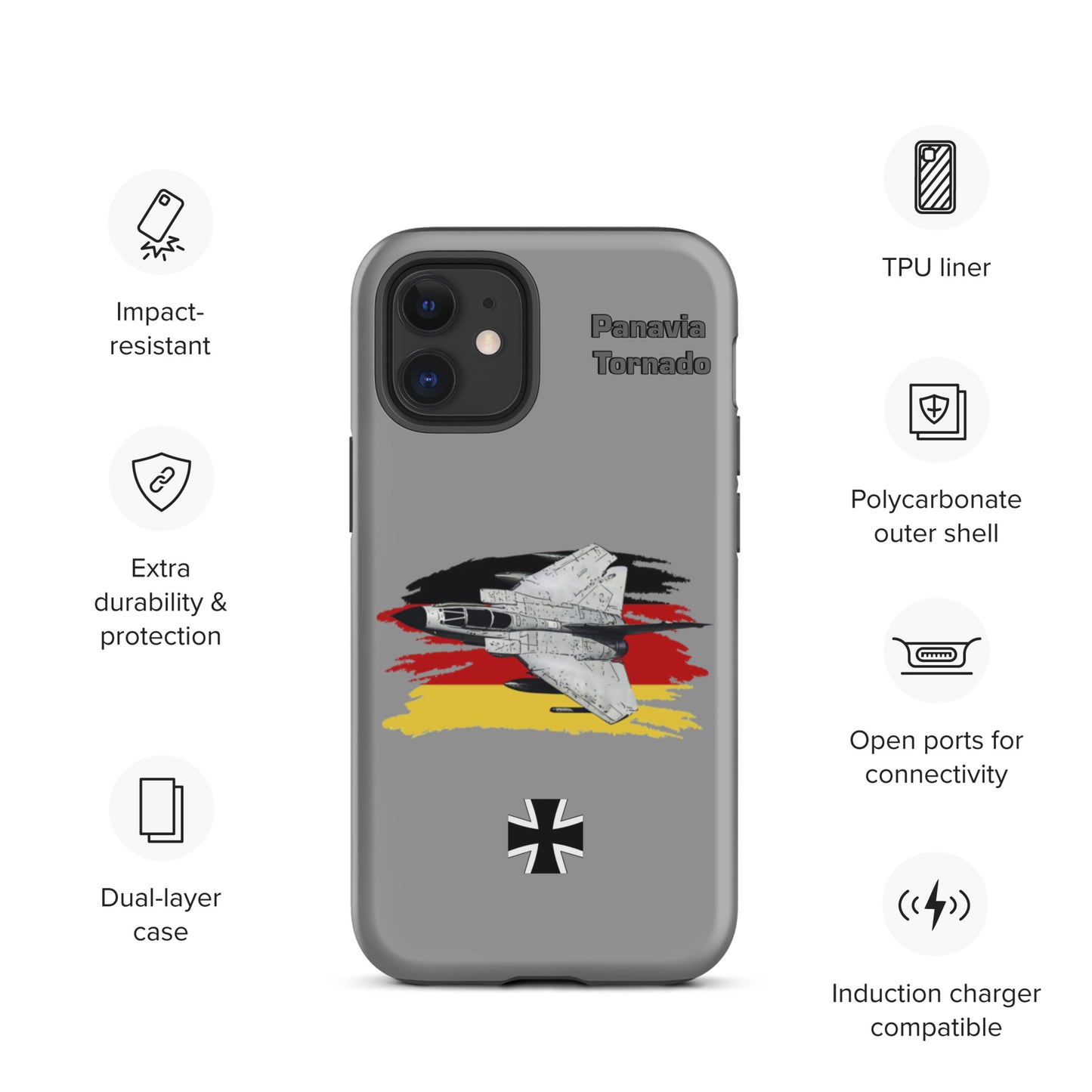 Tornado Patriot iPhone Case (Without Quotes)
