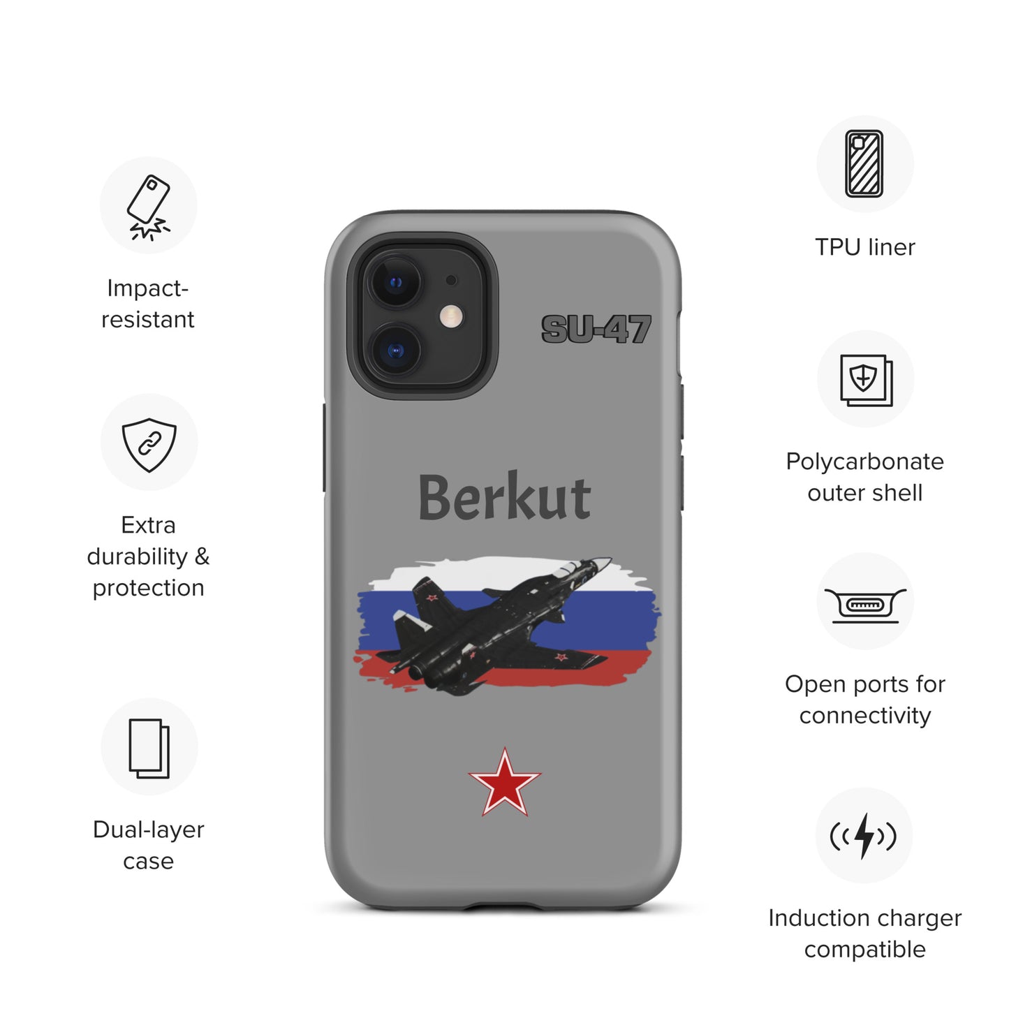 Berkut Patriot iPhone Case (Without Quotes)