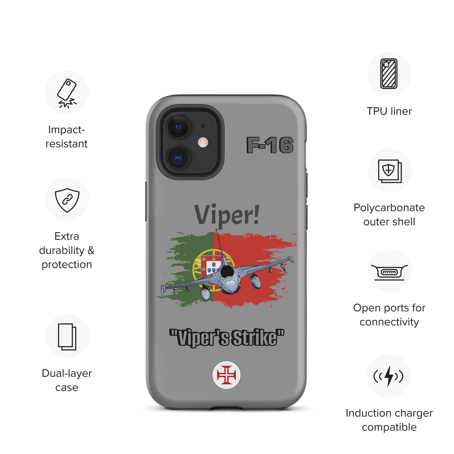 Portuguese Viper Patriot iPhone Case