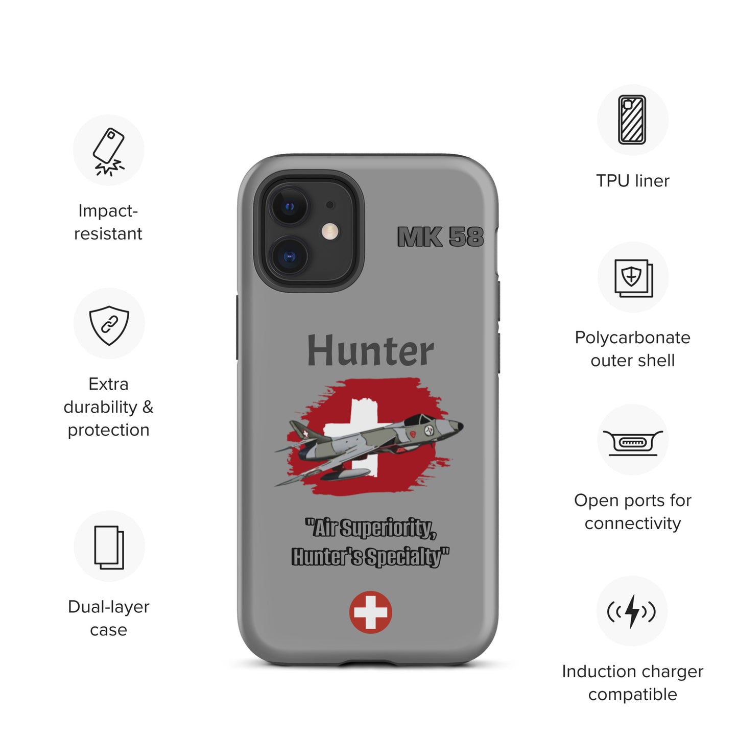 Swiss Hunter Patriot iPhone Case