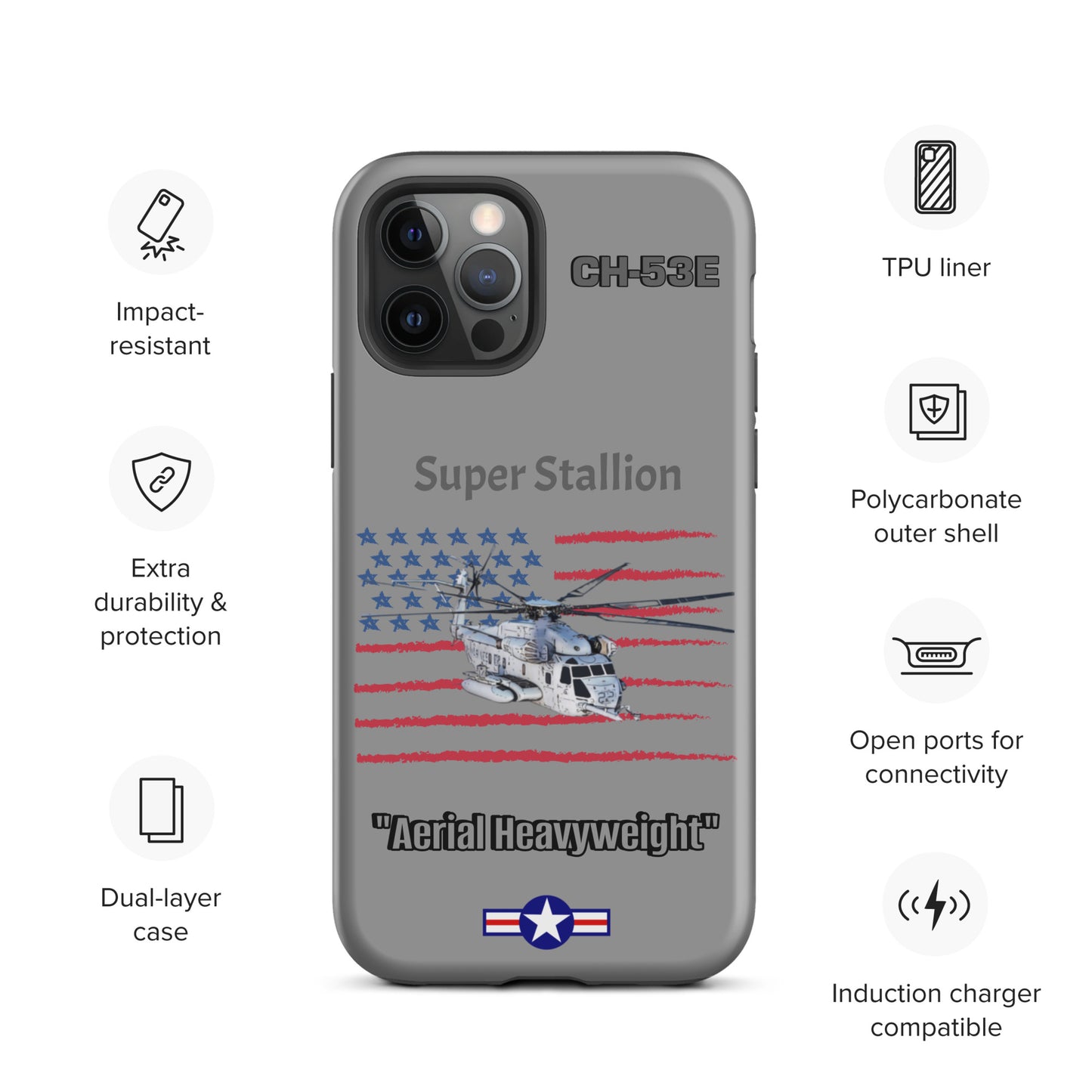 Super Stallion Patriot iPhone Case