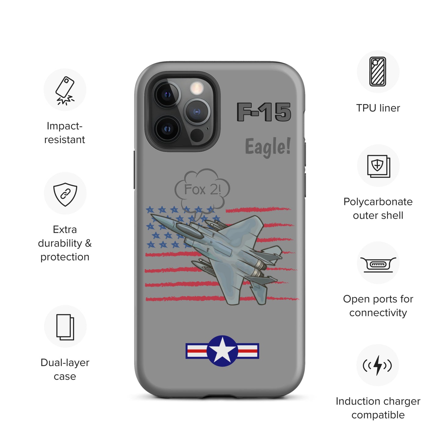 Eagle Wings Freedom iPhone Case (Without Quotes)