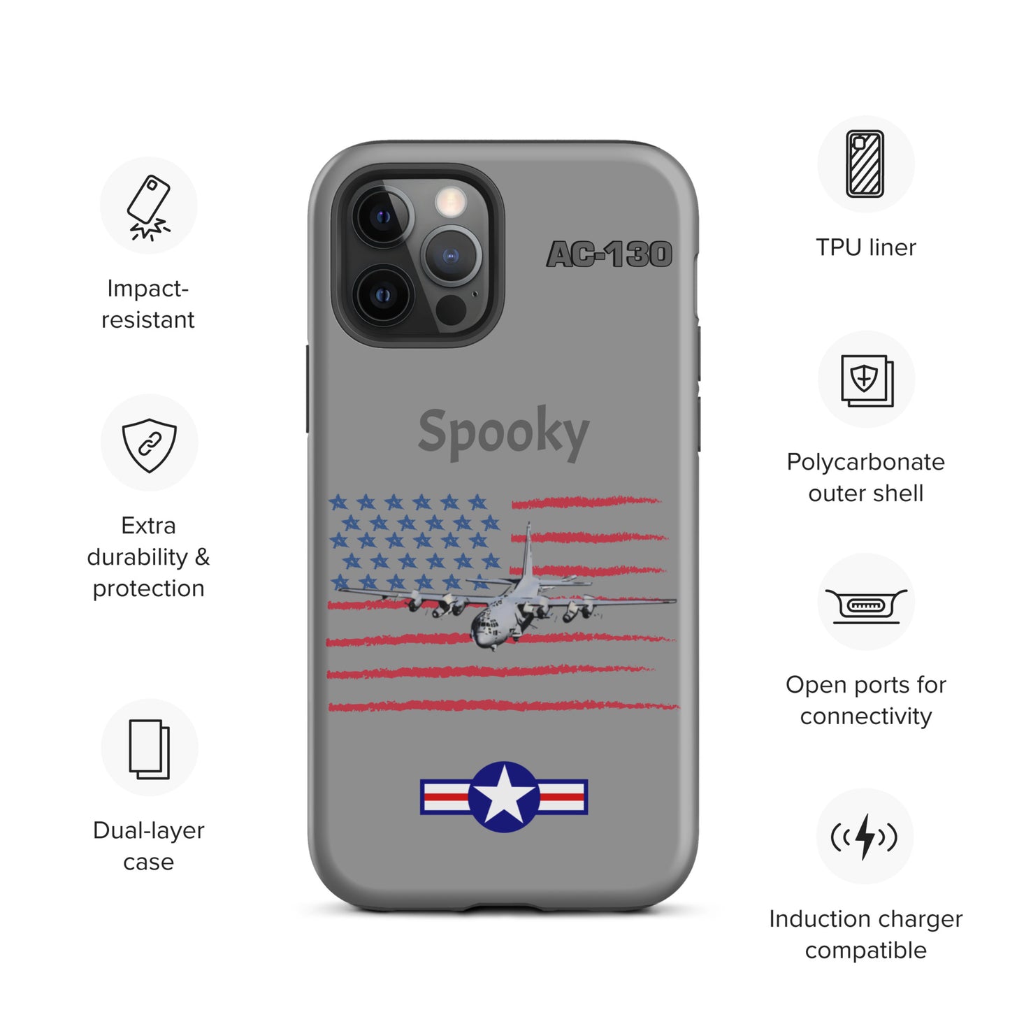 Spooky Patriot iPhone Case (Without Quotes)