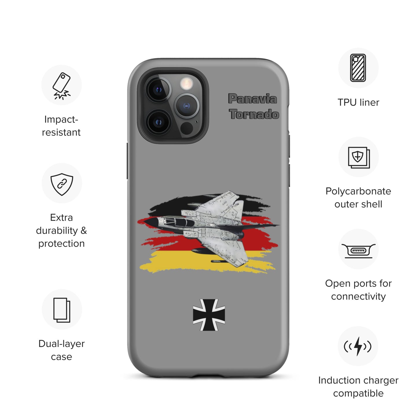 Tornado Patriot iPhone Case (Without Quotes)