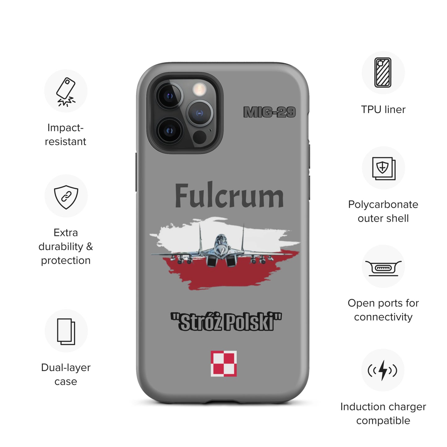 Poland Fulcrum Patriot iPhone Case