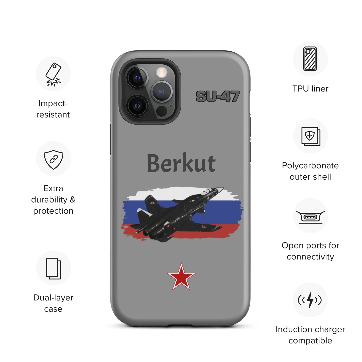 Berkut Patriot iPhone Case (Without Quotes)