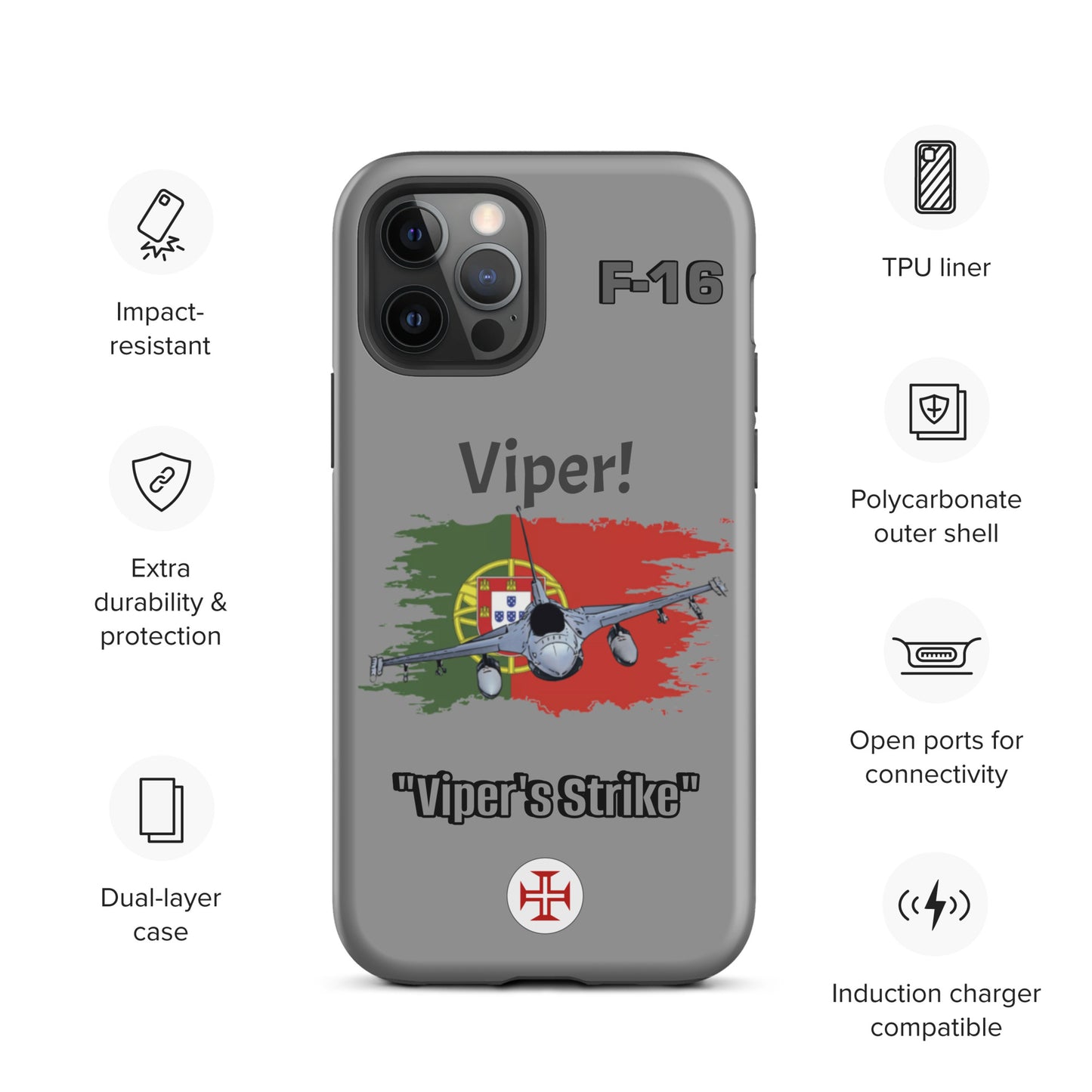 Portuguese Viper Patriot iPhone Case