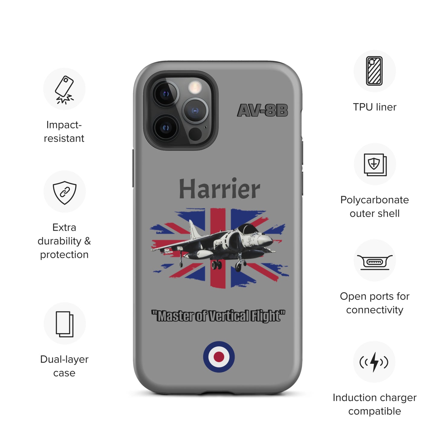 British Harrier Patriot iPhone Case