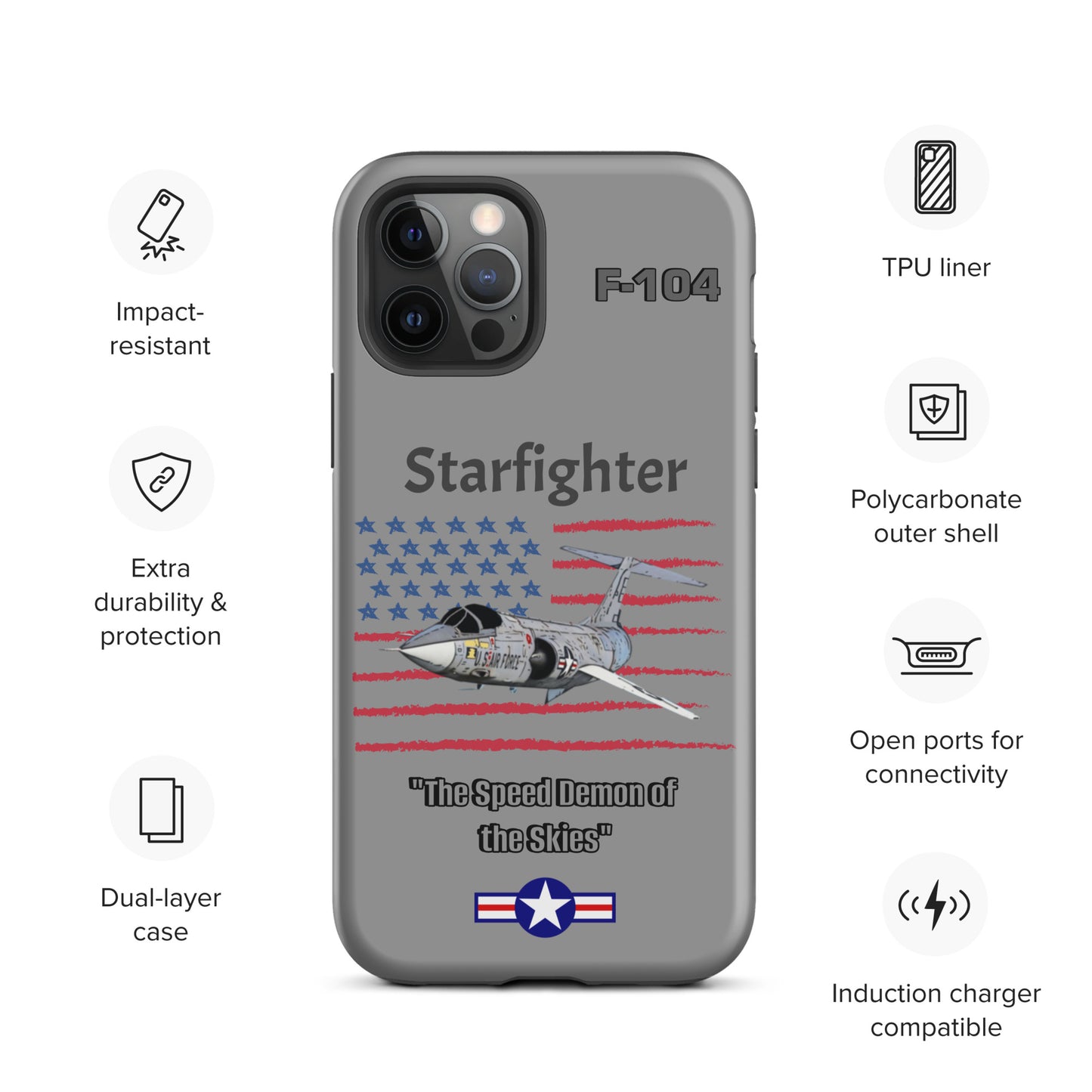 Starfighter Patriot iPhone Case