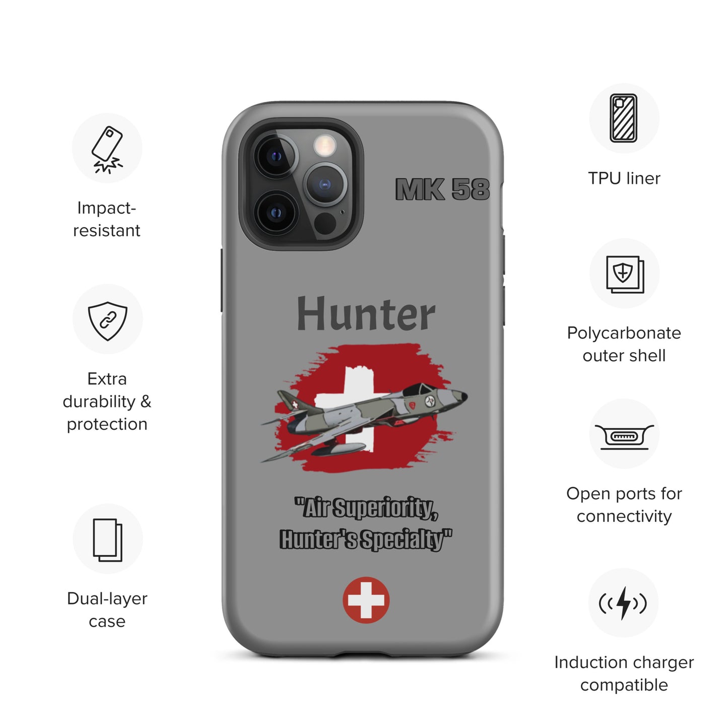 Swiss Hunter Patriot iPhone Case