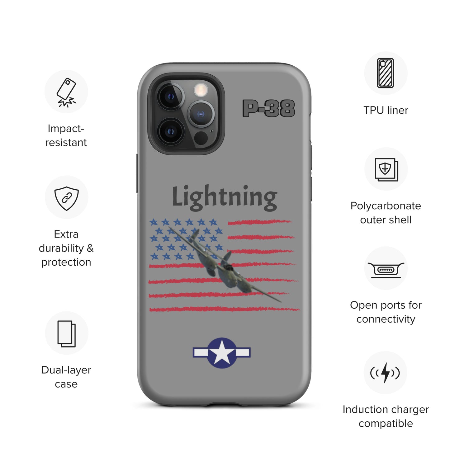 WWII Lightning Patriot iPhone Case